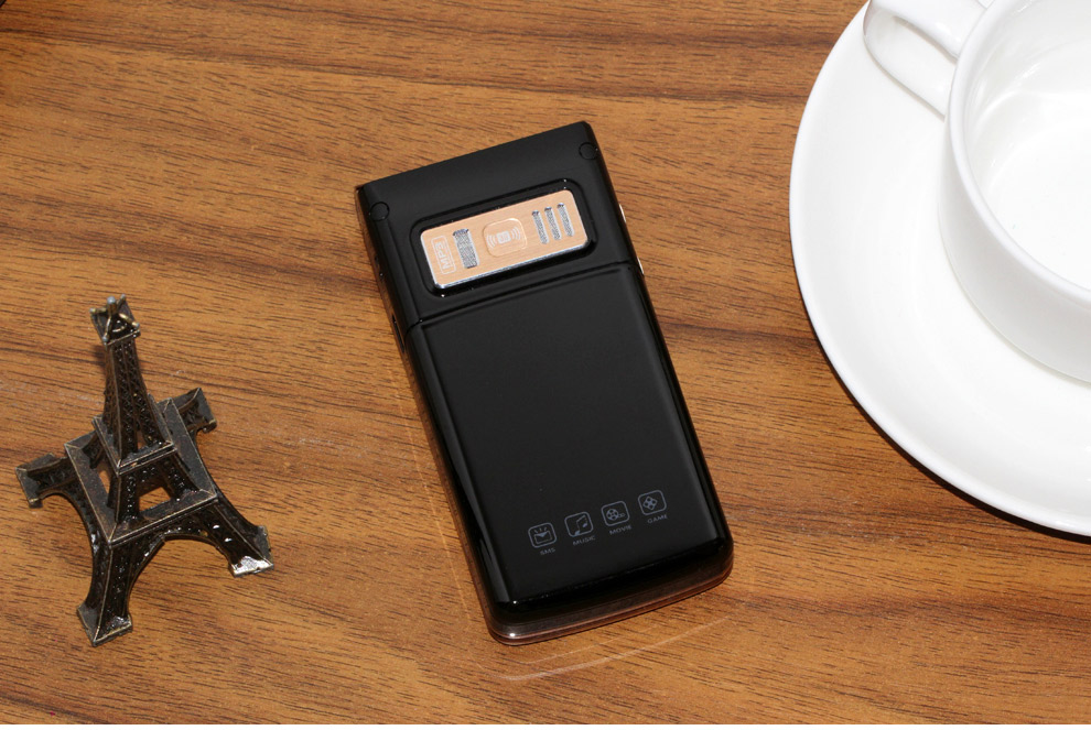 金德力 GL998 移动联通2G翻盖老人手机 双卡双待 土豪金