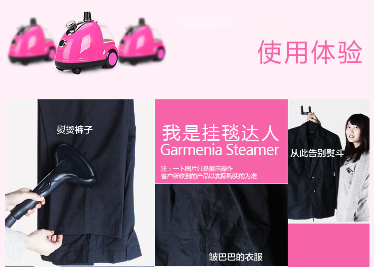 
                                        爱妻 蒸汽挂烫机 家用电熨斗 蓝                