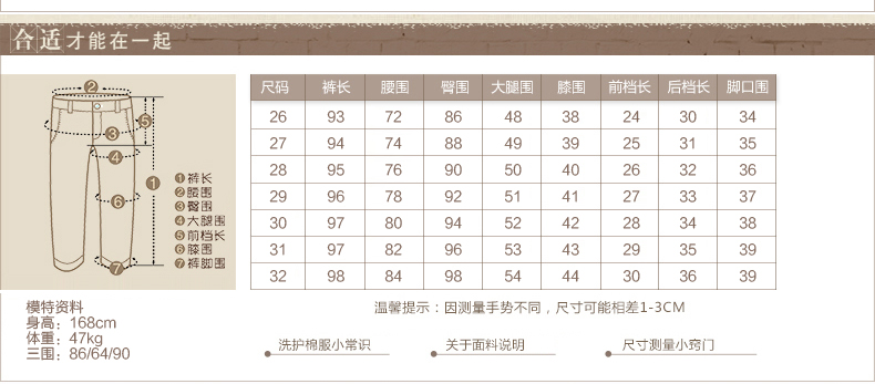 瑞雨轩 原创牛仔裤女显瘦直筒裤子2015秋季新款大码中腰深色磨白牛仔长裤女 蓝色 29码