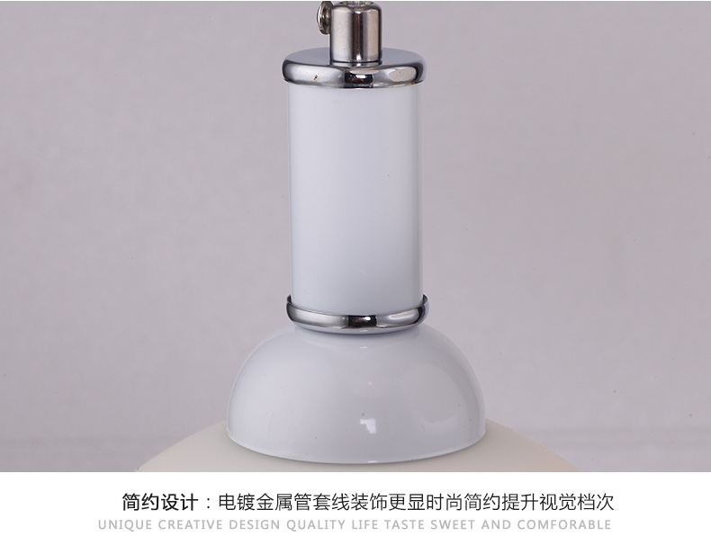 茗家灯饰现代简约吊灯led餐厅灯3头水晶灯具饭厅灯卧室餐吊灯8867 灯具/不带灯泡