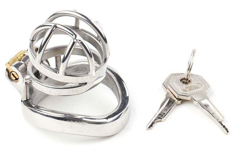 千仓chikura男用下体束缚锁限制硬勃笼子cb6000金属忠贞装置sm性工具