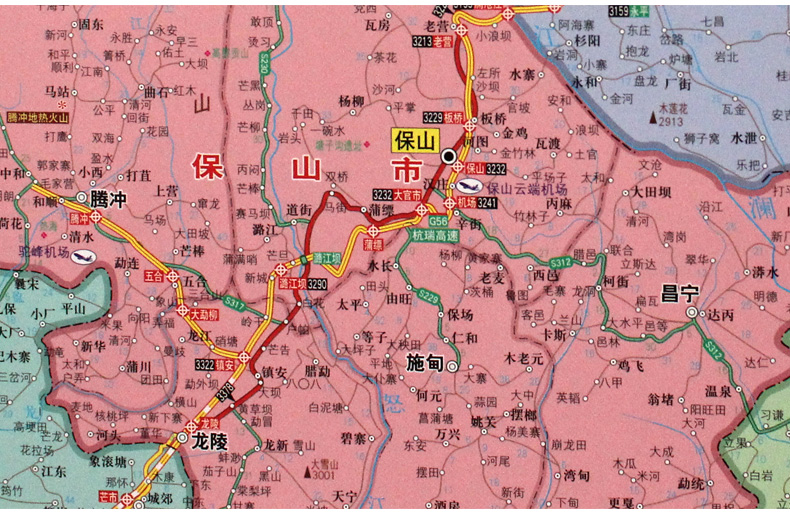 2014年新 云南省地图挂图 竖版 14米x1米 中国地图挂图精品分省系列
