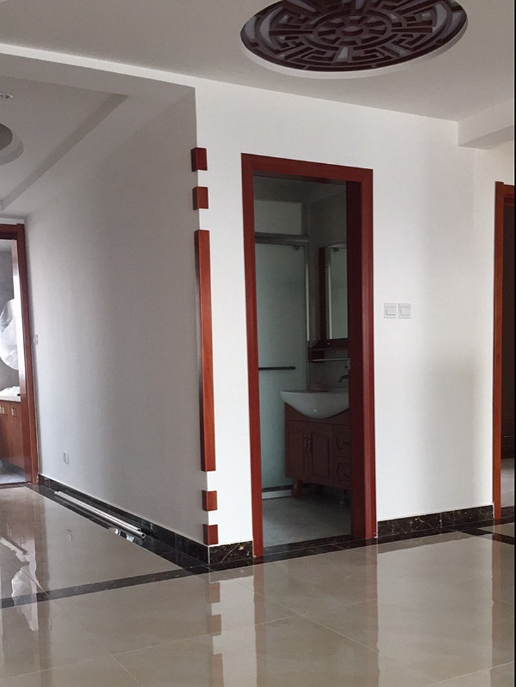 实木护角护墙角护角条护角线墙角保护条烤漆墙护角 直边款象牙白色 80