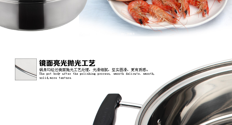 国风GuofenG 尚厨28cm蒸锅 304+430不锈钢复底电磁炉通用蒸锅 多用锅汤锅