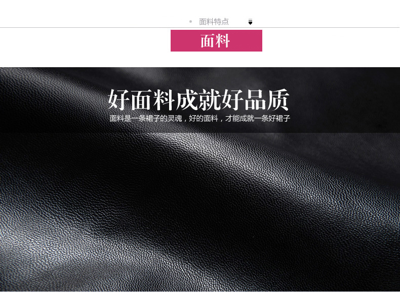 
                                                            丹妮吉芙 皮裙子半身裙2019秋冬季新款打底裙一步裙包臀裙修身女皮短裙裤 5018 黑色 XL                