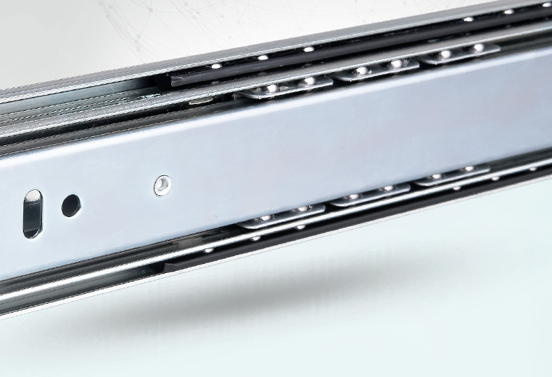 海蒂诗hettich抽屉轨道滑轨滑道三节导轨雅典黑25厘米10寸