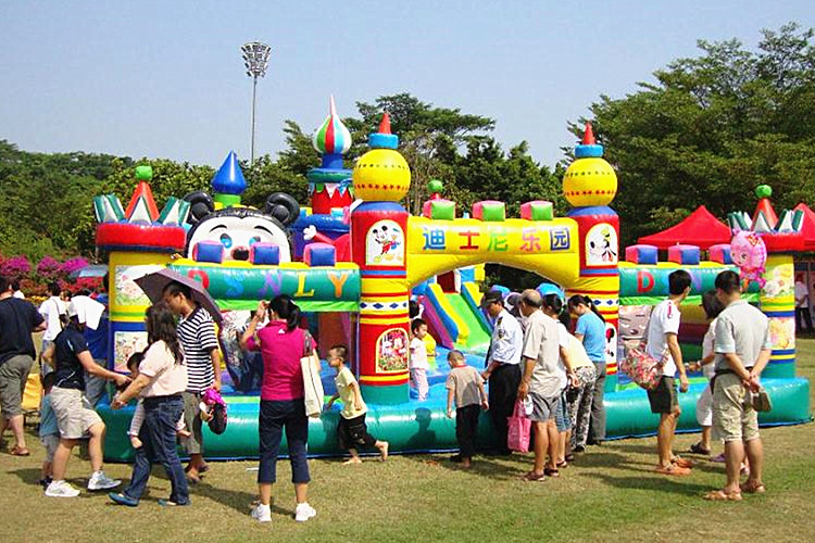 充气城堡室外大型蹦蹦床广场公园游乐园儿童乐园淘气堡游乐场设备大