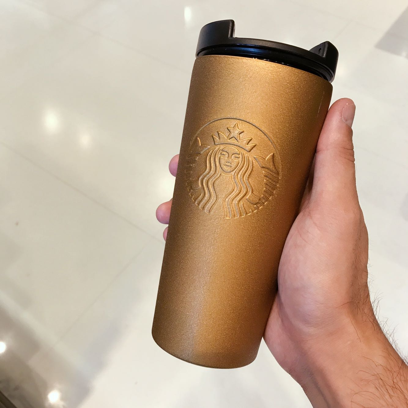 黑金女神不锈钢保温杯(微瑕) 355ml(防漏)_现价1342元