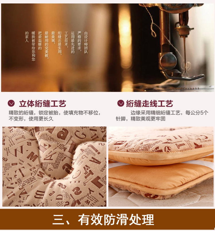 盛典家纺单人可折叠床褥子 学生铺地床垫子薄 双人垫被 儿童席梦思加厚 超柔字母 150*200