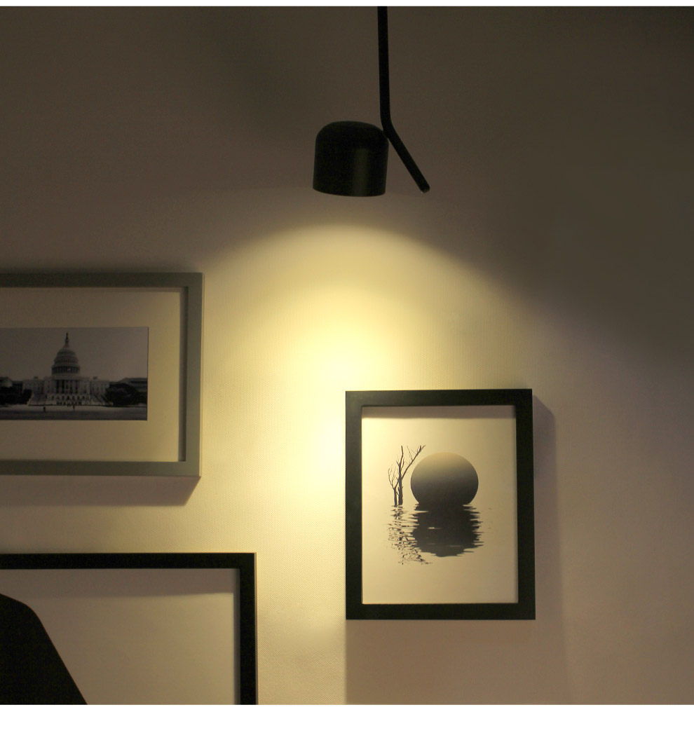 爱斯兰led明装射灯北欧背景墙天花筒灯服装店展厅餐厅灯饰msd41 白色7