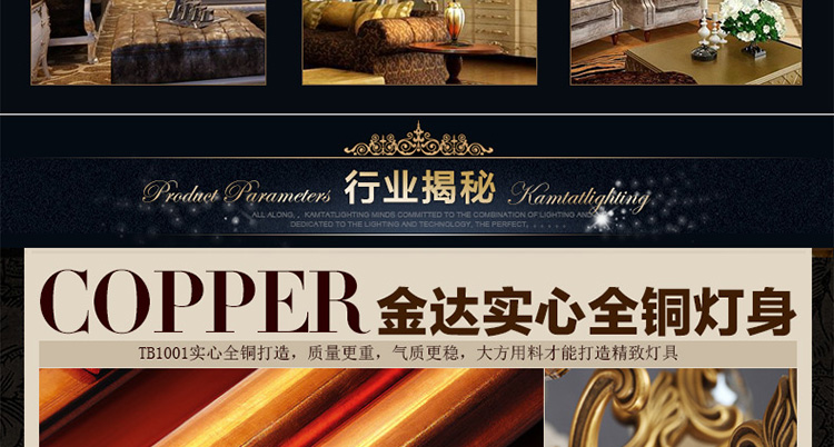 金达 欧式吊灯客厅灯具全铜灯餐厅灯卧室水晶灯云石灯饰TB1001系列 双头壁灯
