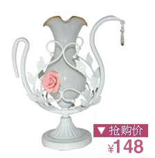 
                                        波西米亚 吊灯 灯饰餐厅 客厅欧式田园灯 创意玫瑰花婚庆灯具 3头                