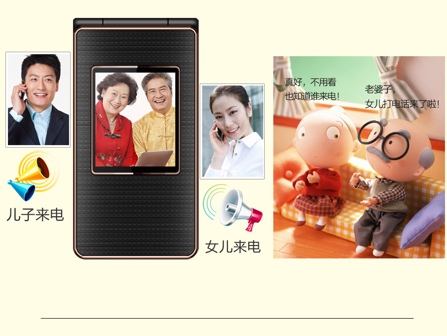 
                                        易丰（Ephone）E88 电信CDMA 2G 翻盖老人手机 黑色                