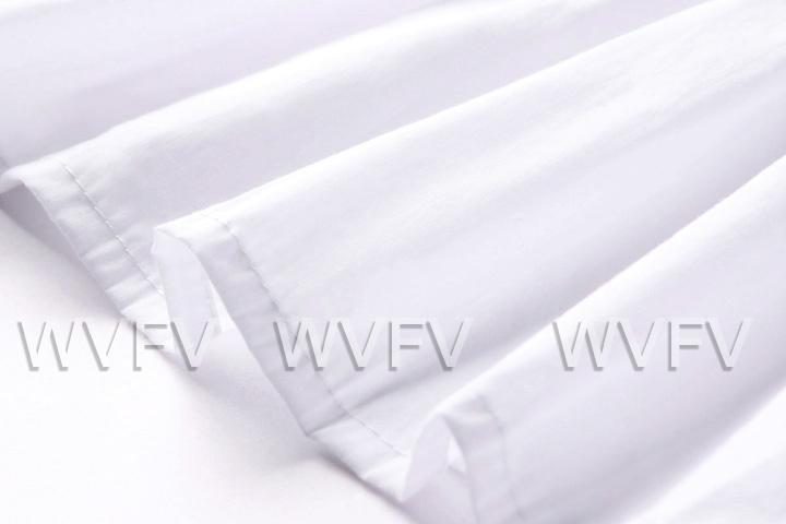 WVFV 2015秋装新款欧美假两蓝色宽松A字圆领镂空长袖蕾丝衫女 T5240 深蓝色 8