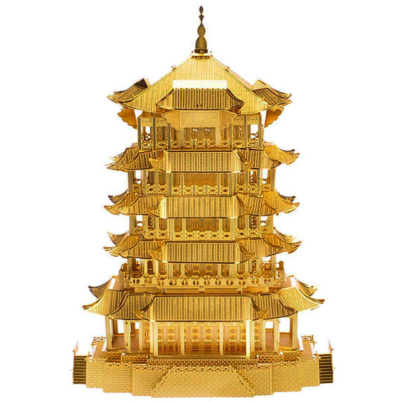 适用于定制3d金属立体拼装拼插模型玩具拼图diy创意礼物世界建筑模型