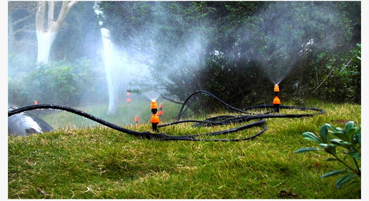 自动浇花器花园定时家庭阳台浇水花园灌溉滴灌设备雾化微喷系统-网