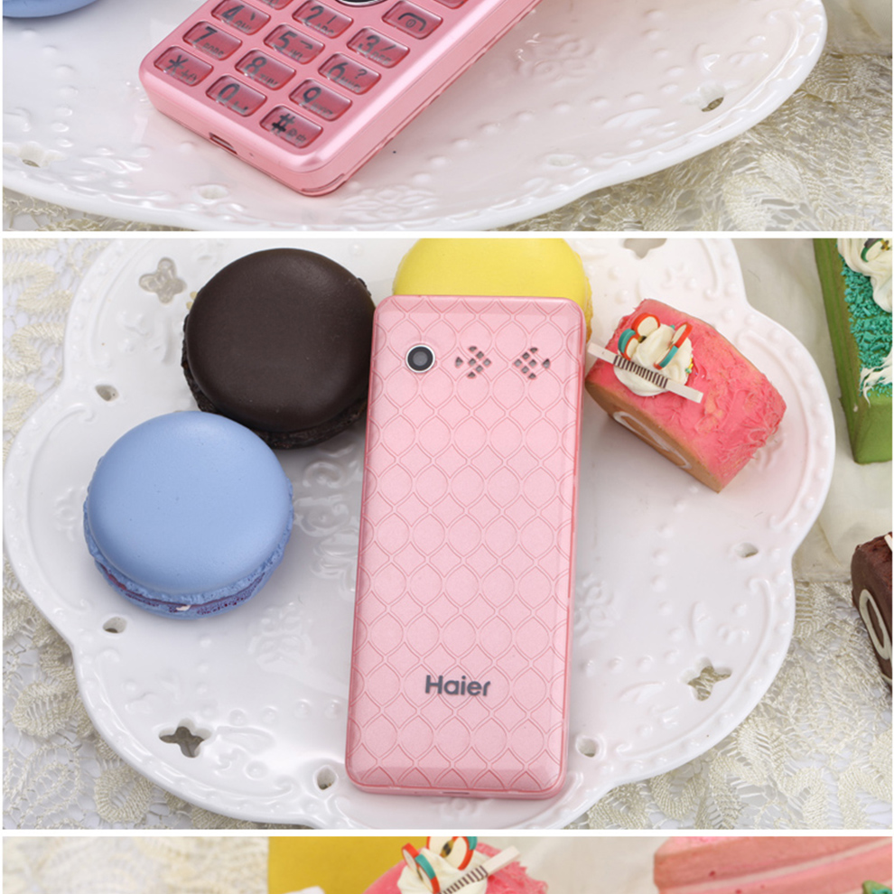 海尔 (Haier) M318 移动/联通 老人手机 梦幻紫