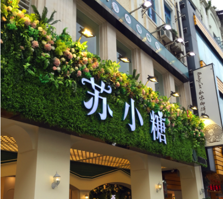 门头仿真植物墙绿植墙装饰草坪墙面背景假草坪绿化墙草皮花墙壁挂