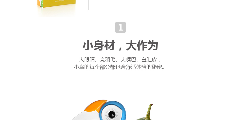 台湾Artiart折叠水果刀  可爱鹦鹉削皮刀 创意家居厨房刀具小鸟刀 猫头鹰刀蓝色