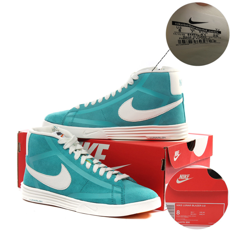 耐克nike男鞋2015新款高帮运动休闲板鞋538282- 644578- 555250- 灰色