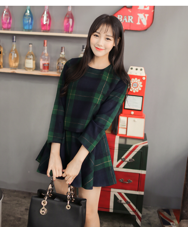 女装 连衣裙 优衣珀(youyipo) 优衣珀 两件套秋冬款修身毛呢显瘦打底