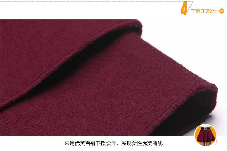 
                                        璐婷春夏季新款短裙时尚修身百褶半身裙K5QJ8279 酒红 M/27                