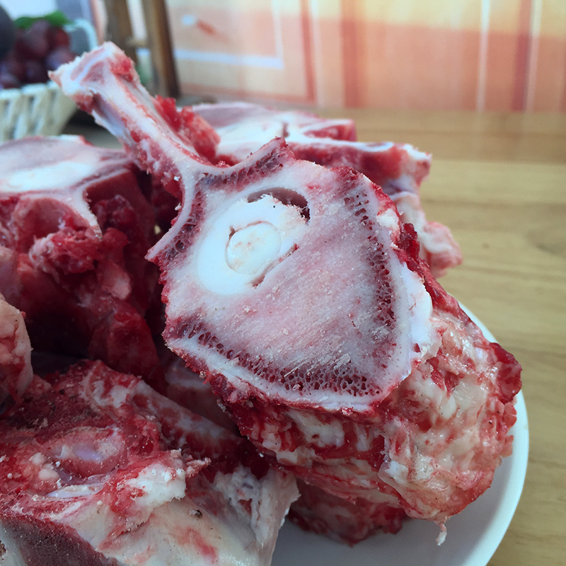 博多客 新鲜带肉牛蝎子 牛脊梁骨 牛脊骨 牛大骨 牛骨头牛肉 2.5kg