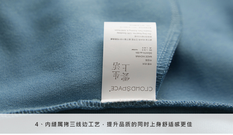 云上生活2016春装新款文艺休闲韩版A字连衣裙L1867 蓝色 S