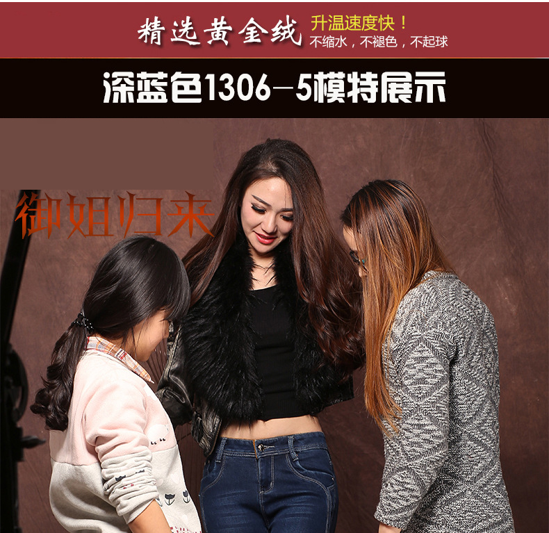 PHJ 加绒加厚中腰牛仔裤女冬季女装2016春款显瘦弹力大码打底小脚铅笔长裤子 306 306-8灰色 30码