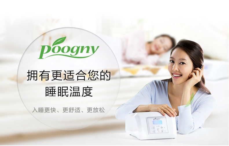 
                                        POOGNY福坤禧 韩国智能水暖毯床垫 电热毯单双人加厚电褥子 PB350CLA—紫色床垫1.8*2米                
