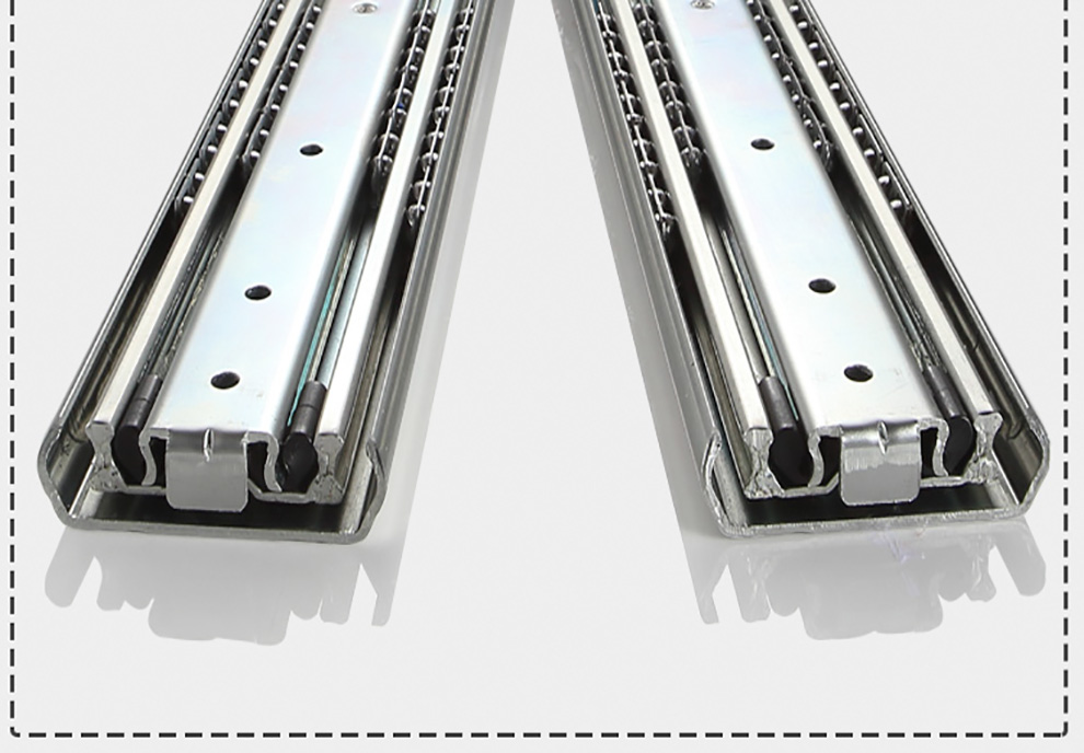 滑道71寬機櫃貨櫃鐵櫃工業載重滑軌承重150kg加厚重型抽屜導軌兩隻裝