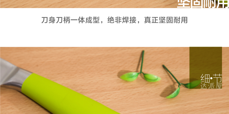 达派屋DAPAI HOME 正品德氏工艺厨房套装刀具厨具十件套刀菜刀创意用具品 刀具套装