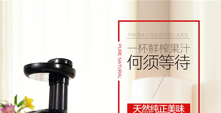 SKG1345果蔬原汁机静音低速家用水果榨汁机婴儿辅食果汁机