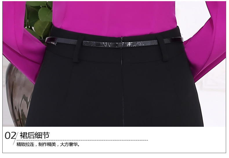 冰子云新款包臀裙职业半身裙短裙一步裙韩版半裙时尚半截裙商务西裙 黑色半裙 XL