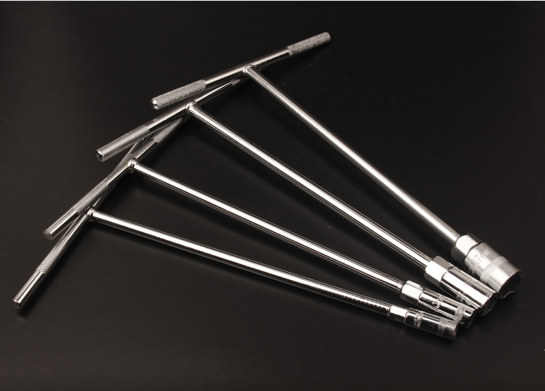 外六角t型扳手汽修工具t型套筒扳手t字丁字手动套筒t形扳手套筒组t型