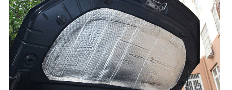 美克杰 汽车发动机盖消音棉 引擎机盖耐高温静音棉防震止震防护棉