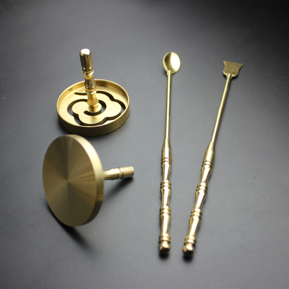 纯铜香道工具套装塔香模具沉香檀香打拓香具用品香篆香拓工具熏香