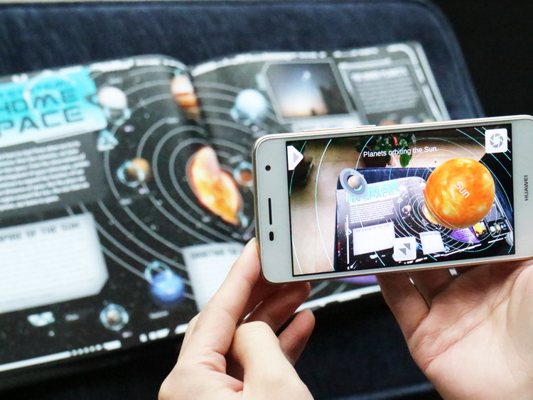 英文原版 iexplore idinosaur 科学跑出来ar系列4册 3d实境互动科技