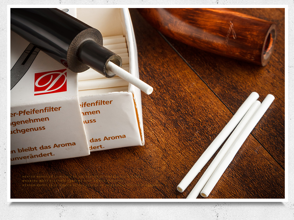 lubinski 烟斗3mm纸过滤芯 烟斗配件 白色