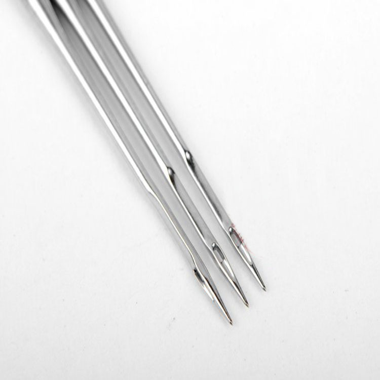 db1工业电脑平缝平车缝纫机针圆头针防刺针针织专用kn针9014号