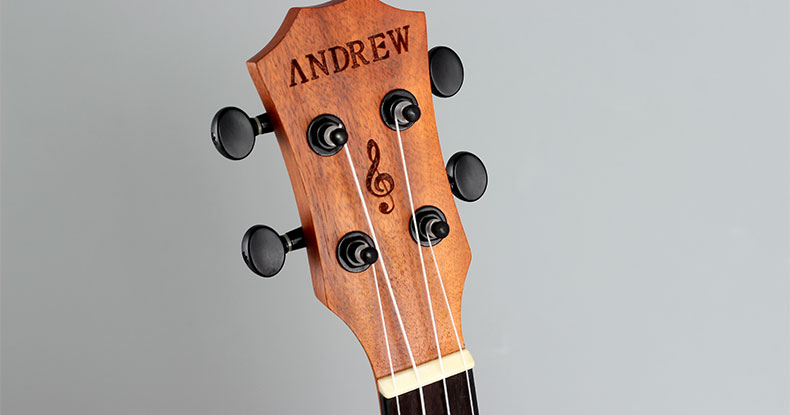 安德鲁(andrew) 23寸26寸相思木尤克里里ukulele乌克丽丽夏威夷四弦小