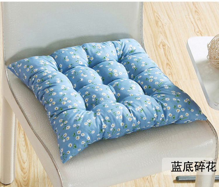 
                                        爱畅享家纺 办公电脑椅垫 印花磨毛坐垫 花粉世家 40*40CM                