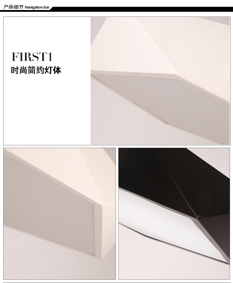 晟世led客厅灯餐厅灯卧室灯现代简约吸顶灯灯饰灯具1085 大号50CM正白光款36W 白色边框