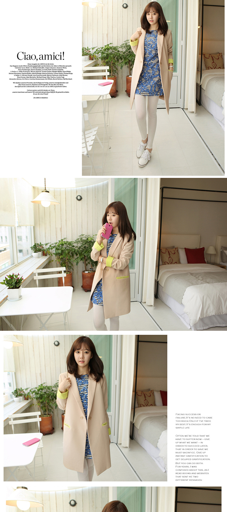 玛莲琳    2015秋装新款韩版西装外套女式 小西服套装5801 蓝色 L