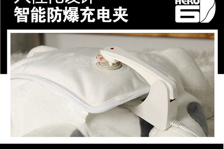 
                                        防爆暖手宝大白热水袋电暖宝充电捂手袋可拆洗暖宝宝                