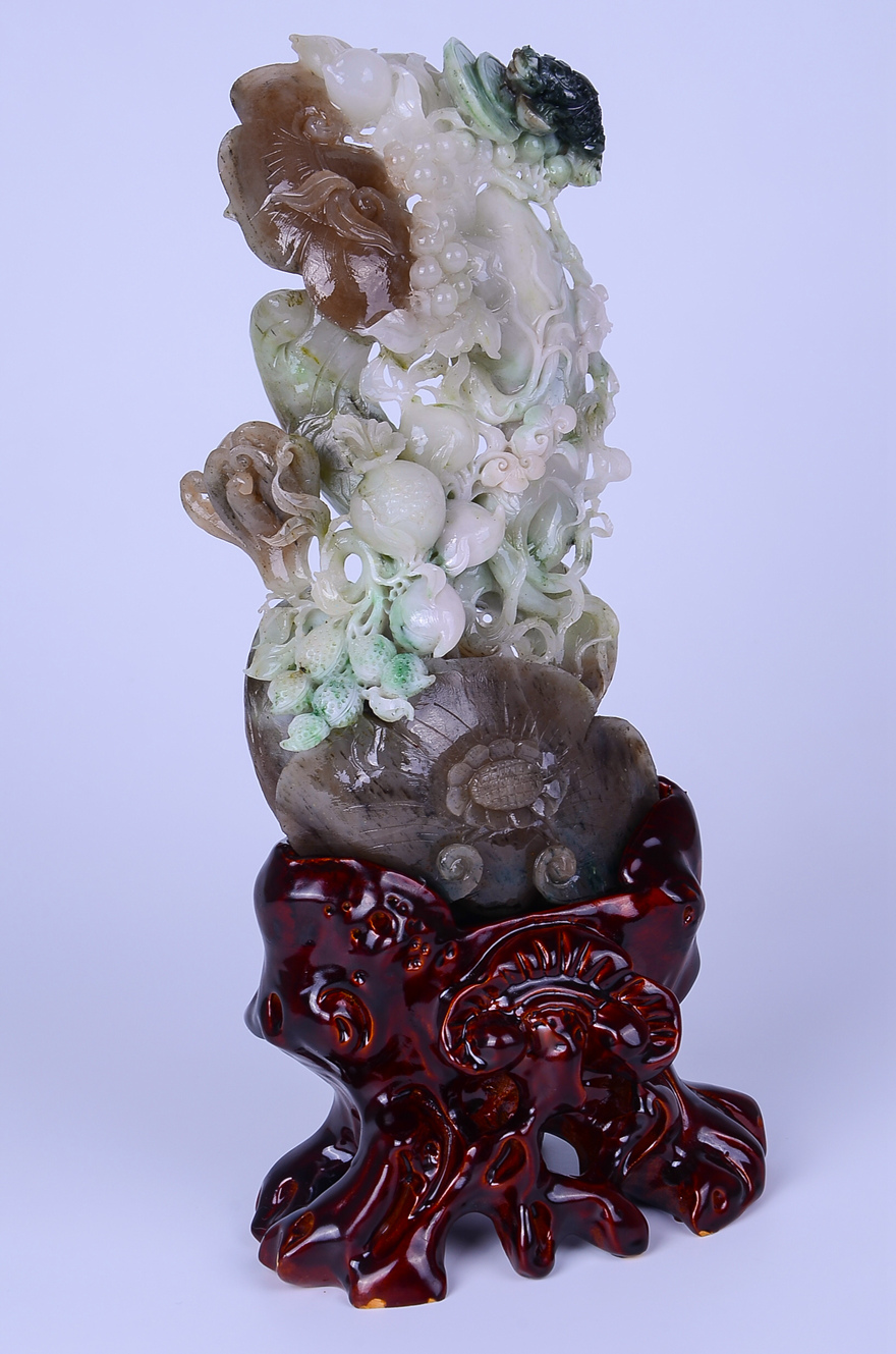 四大名玉独山玉摆件《如意人生》 916g 【汉风珠宝玉器】