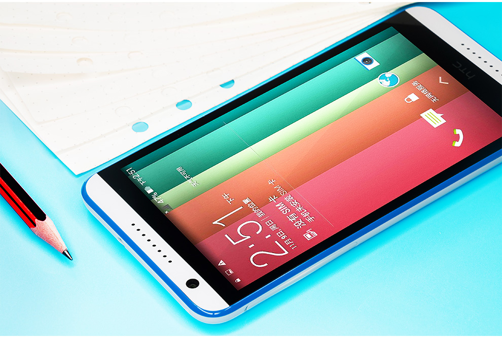 HTC D820ts  移动4G 智能 手机 （16G ROM） 镶蓝白