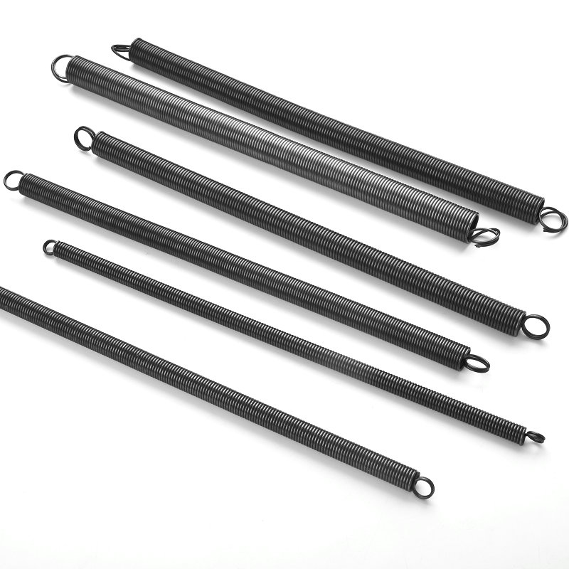 3-1毫米 拉伸弹簧长300毫米 黑拉簧 拉簧 拉力弹簧 0.9*8*300