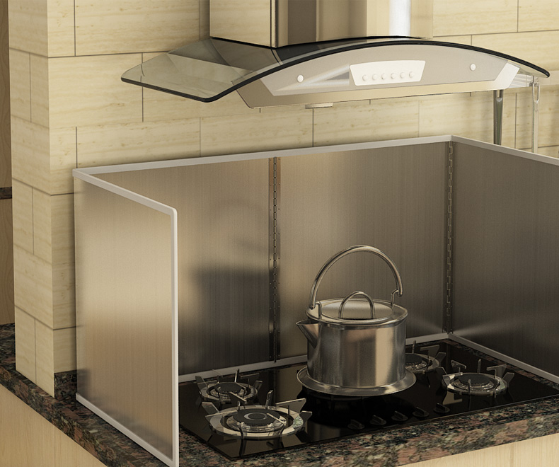 挡板防油挡油板隔热油板防溅厨房用品炒菜家用档油板油纸台挡油烟机