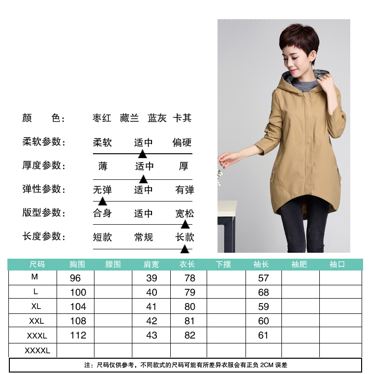 藤伊曼2015秋装新款中长款百搭纯色修身气质休闲女式连帽风衣外套女韩版时尚显瘦长袖拉链大衣 枣红 M